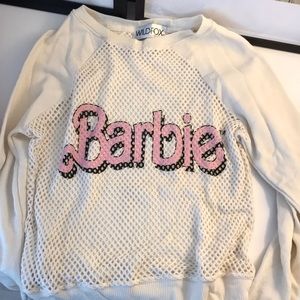 Barbie mesh sweatshirt